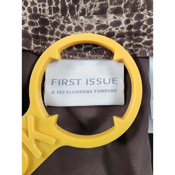 First Issue Liz Claiborne Skirt Women's Size 18 Crocodile Pattern - Picture 3 of 11